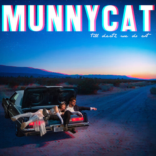 Munnycat: Till Death We Do Art - Red/Blue Split { Vinyl LP }