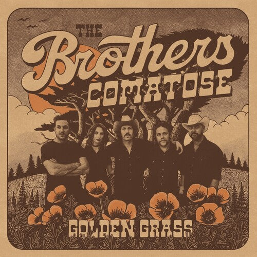 The Brothers Comatose: Golden Grass - Splattered Orange & Blue { Vinyl LP }
