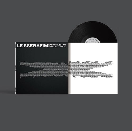 Le Sserafim: 'EASY-CRAZY-HOT' SPECIAL VINYL [CARBON BLACK] { Vinyl LP }
