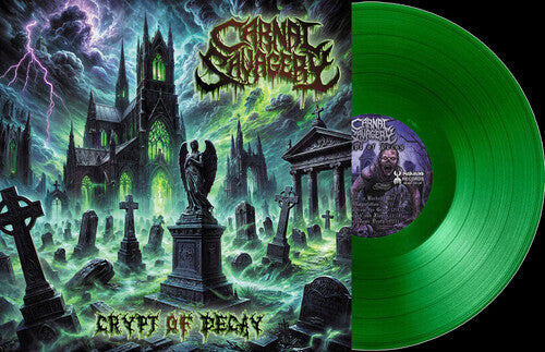 Carnal Savagery: Crypt of Decay - Cemetery Green { Vinyl LP }