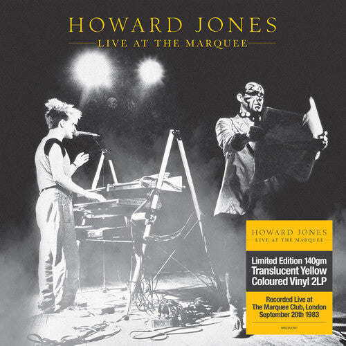 Howard Jones: Live At The Marquee - Transparent Yellow Vinyl { Vinyl LP }