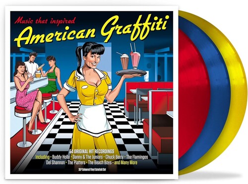 American Graffiti / Various: American Graffiti / Various - Red, Blue & Yellow Vinyl { Vinyl LP }