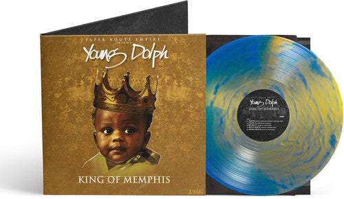 Young Dolph: King of Memphis (10 Yr Anniversary) Royalty Blue/Gold { Vinyl LP }