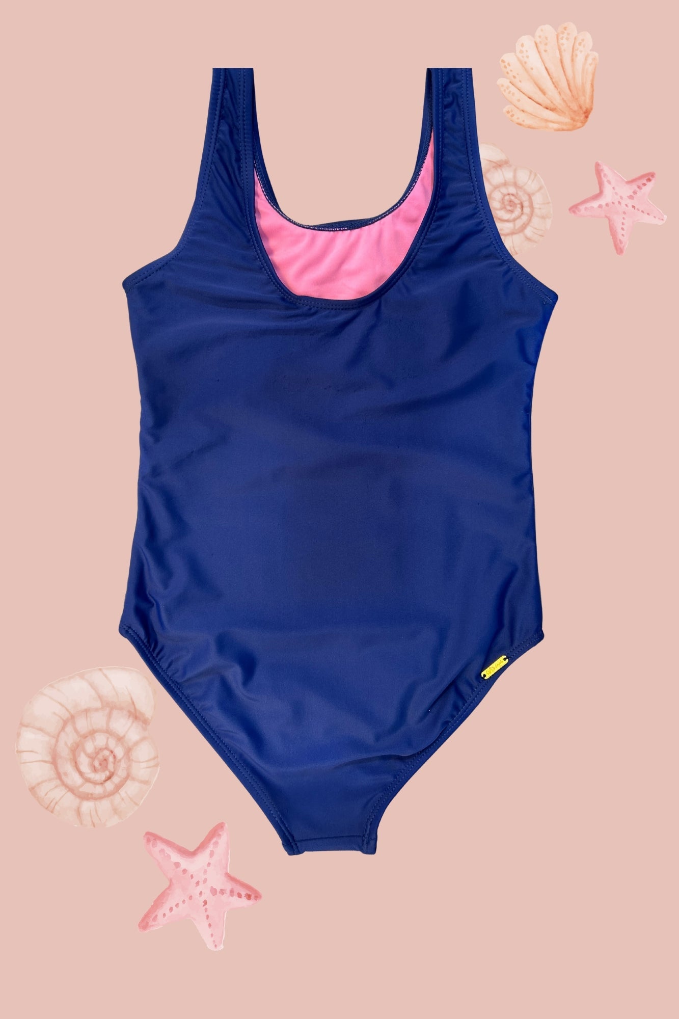 H2242 Kids Cheeky Smiles Sequin Swimsuit