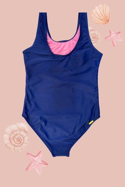 H2242 Kids Cheeky Smiles Sequin Swimsuit