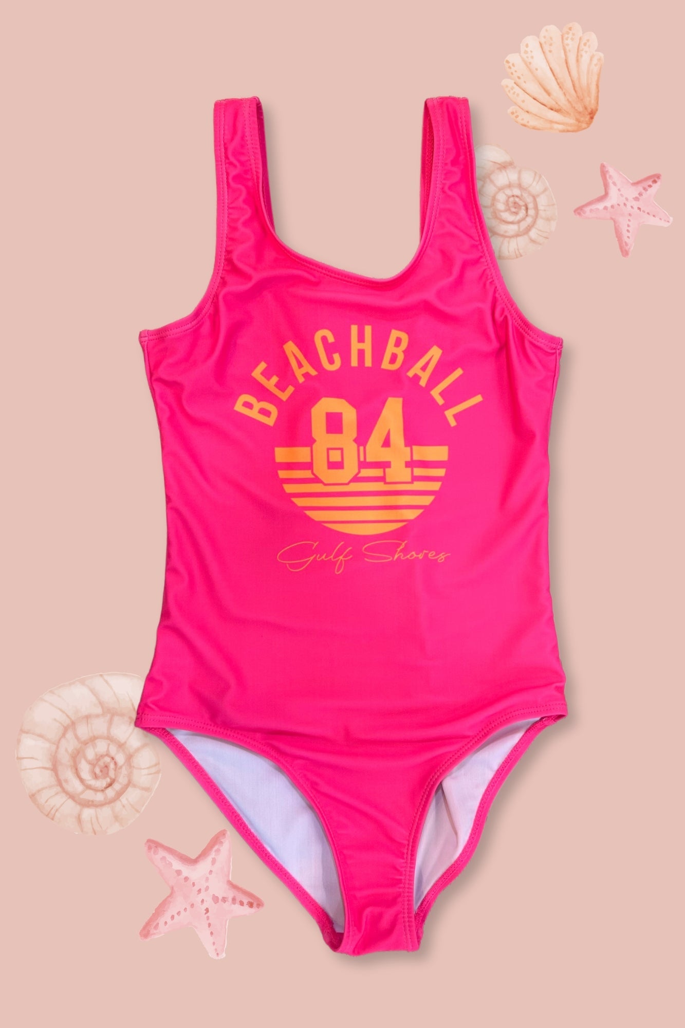 H3110 Kids Swimsuit Sunset Beachball