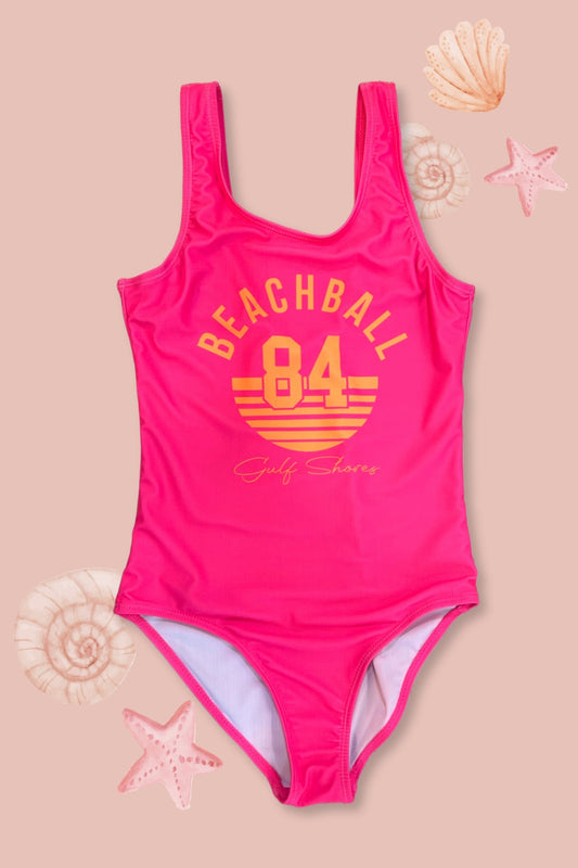 H3110 Kids Swimsuit Sunset Beachball